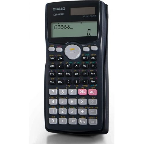  SXTBWFY Scientific Calculator 401Funtions with Case, Financial Calculators Large Display for School, Battery Solar Calculadora Cientifica for Students, Construction, Statistics, Engineerin