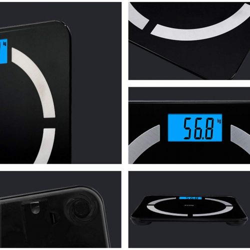  SXXDERTY Bluetooth Body Fat Scales Smart Digital Body Composition Bathroom Electronic Scale with Backlit Display