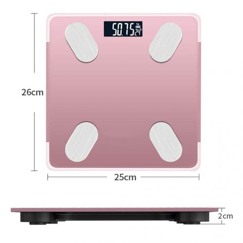  SXXDERTY Bluetooth Body Fat Scales Smart Digital Weighing Bathroom Scales Body Composition Analyzer USB Charging