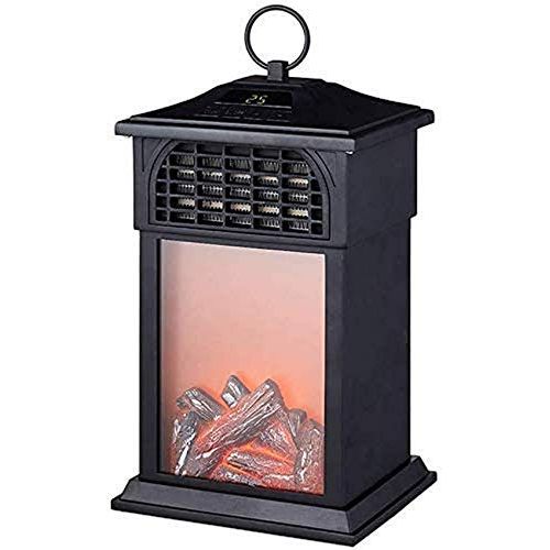  SXYZTDF Portable Electric Stove Heating 1000 2000 W Wood Burning Stove Black