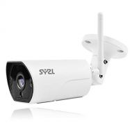 SY2L 960P Outdoor WiFi Wireless Security Bullet Camera, Two-Way Audio, IR LED Night Vision, Motion Detection AlarmRecording, Support Max 64GB SD Card, Home Video Weatherproof Surv