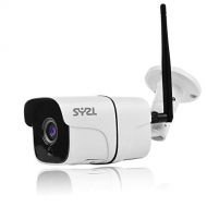 SY2L HD Wireless Outdoor Security WiFi 1080p Night Vision Bullet Cameras, IP66 Weatherproof Surveillance System Video IP Camera Support 128GB SD Card, onvif, Audio Motion Detection