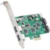 SYBA 4PORT 2XUSB 3.0 2XSATA III PCIE X4 12MBPS REVISION 2.0 RENESAS