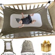 SYITCUN Baby Hammock for Crib Mimics Womb Newborn Bassinet Strong Material Upgraded Safety Measures...