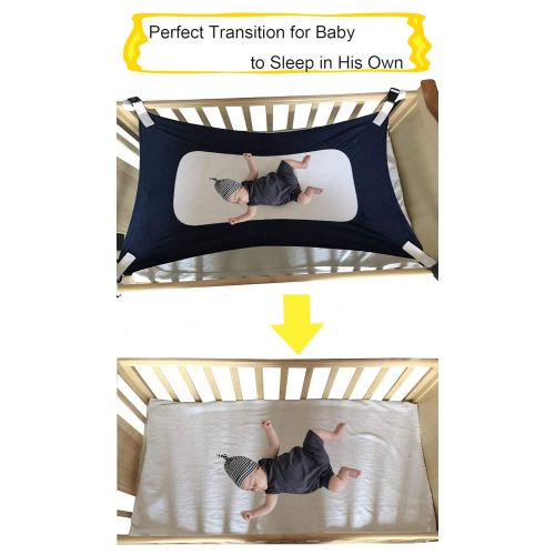  SYITCUN Baby Hammock for Crib Mimics Womb Newborn Bassinet Strong Material Upgraded Safety Measures...