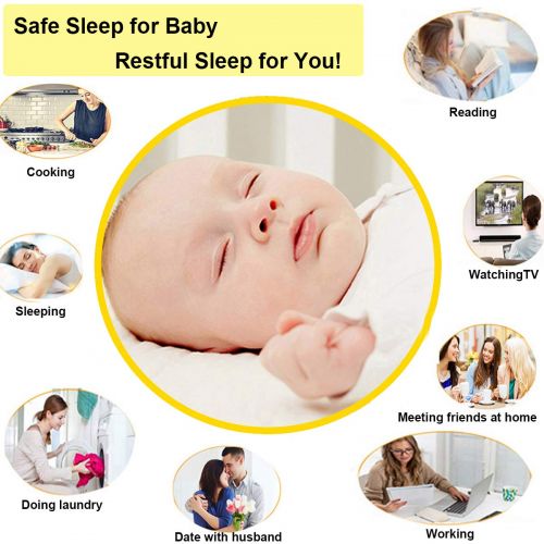  SYITCUN Baby Hammock for Crib Mimics Womb Newborn Bassinet Strong Material Upgraded Safety Measures...