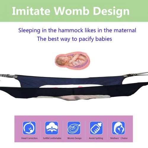  SYITCUN Baby Hammock for Crib Mimics Womb Newborn Bassinet Strong Material Upgraded Safety Measures...