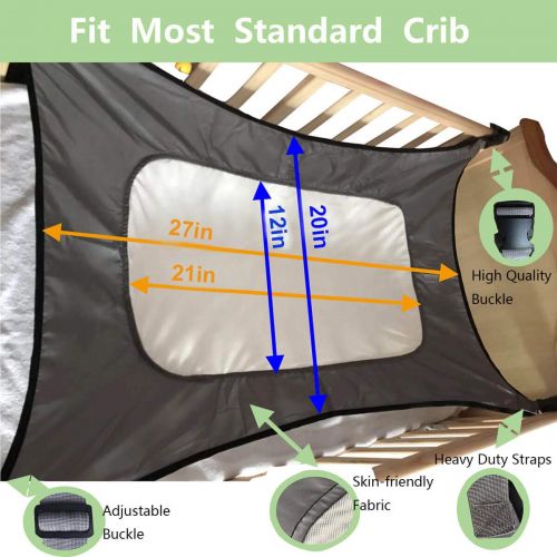  SYITCUN Baby Hammock for Crib Mimics Womb Newborn Bassinet Strong Material Upgraded Safety Measures...