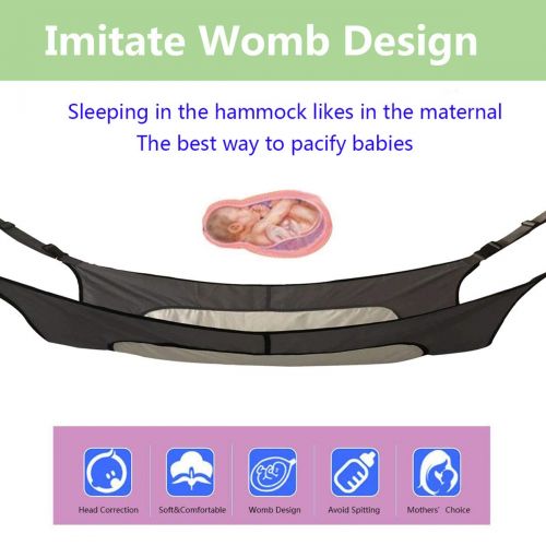  SYITCUN Baby Hammock for Crib Mimics Womb Newborn Bassinet Upgraded Safety Measures Infant Nursery...