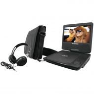 Sylvania SDVD7060-Combo-Black Portable DVD Player Bundle with Matching Oversize Headphones (Black)