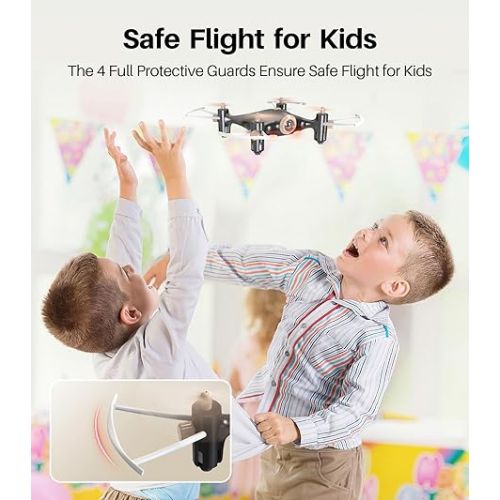 시마 SYMA Drone for Kids, Mini Nano X20 RC Quadcopter with Altitude Hold,One Key Start, 3D Flips, Headless Mode,Speed Switch and -Easy to Fly Helicopter Gift for Boys,Girls and Adults