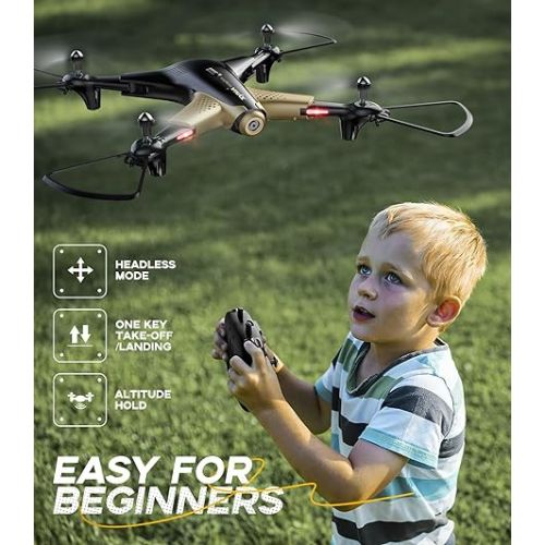 시마 SYMA Drone with 1080P FPV Camera,Optical Flow Positioning,Tap Fly,Altitude Hold,Headless Mode,3D Flips,2 Batteries 40mins Flying UFO Remote Control Quadcopter for Kids Beginners