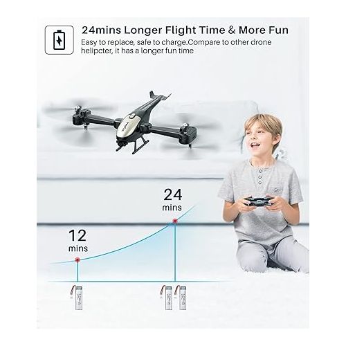 시마 Helicopter Drone with Camera for Adults 1080P HD FPV Cameras, SYMA Remote Control Helicopters Toys for Boys Girls with Flight Route Mod, Altitude Hold, Headless Mode, 3D Flips and 2 Batteries