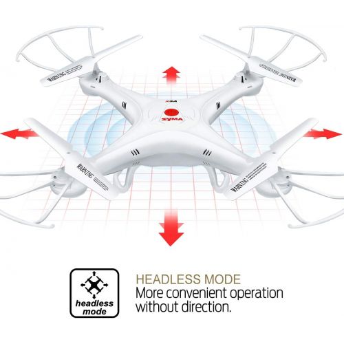 시마 [아마존핫딜][아마존 핫딜] SYMA DoDoeleph X5A-1 RC Headless Quadcopter Toys RTF 2.4Ghz 6-Axis Gyro Drone Without Camera Includes Bonus Battery