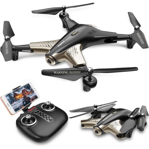 시마 SYMA Drone with 1080P FPV Camera,Optical Flow Positioning,Tap Fly,Altitude Hold,Headless Mode,3D Flips,2 Batteries 40mins Flying UFO Remote Control Quadcopter for Kids Beginners