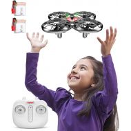 Kids Hand Operated Drones, SYMA X100 Quadcopter with Auto-Avoid Obstacles, Safety Covered by Shell, 360°Flip, LED Light, 2 Speed for Kids, Boys and Girls Toys(Gray)