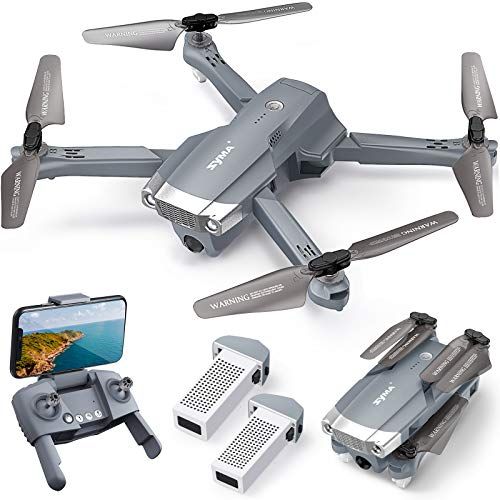 시마 SYMA X500 4K Drone with UHD Camera for Adults, Easy GPS Quadcopter for Beginner with 56mins Flight Time, Brush Motor, 5GHz FPV Transmission, Auto Return Home, Follow Me, Light Posi