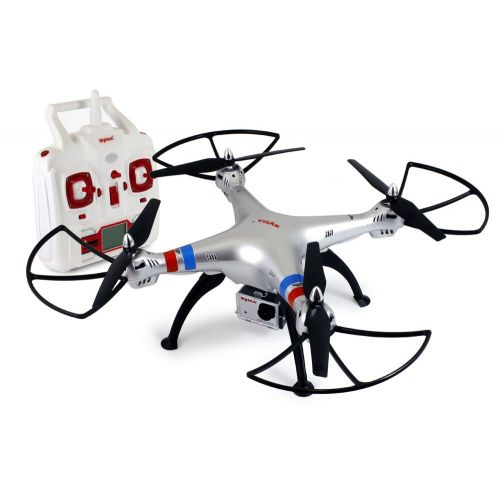 시마 SYMA Syma X8G Headless 2.4Ghz 4CH RC Quadcopter with 8MP HD Camera (Silver)