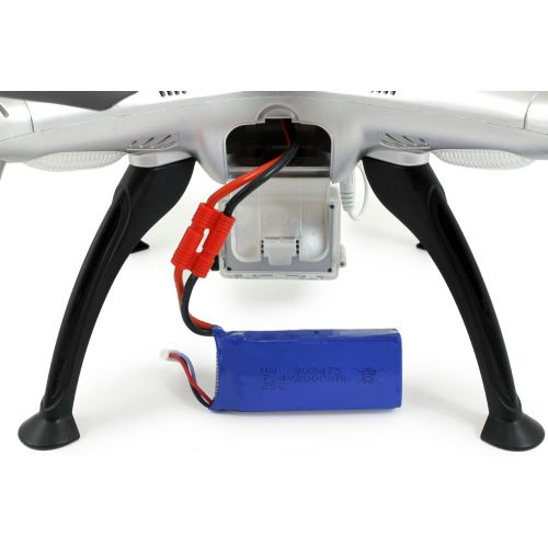 시마 SYMA Syma X8G Headless 2.4Ghz 4CH RC Quadcopter with 8MP HD Camera (Silver)