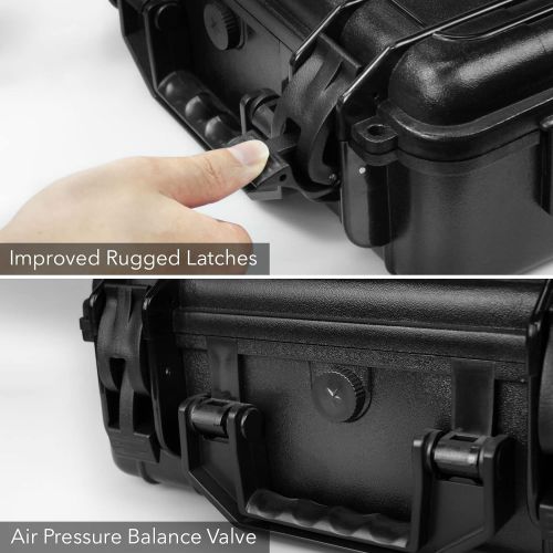  [아마존베스트]SYMIK A310-MA2 Waterproof Hard Carrying Case for DJI Mavic Air 2 Drone/Fly More Combo; Rugged Professional Case with Complete Protection