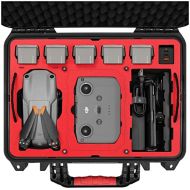 SYMIK P380-MA2DL Dual Layer Waterproof Hard Carrying Case for DJI Air 2S / Mavic Air 2 Drone/Fly More Combo W/ RC-N1 Remote/OLD DJI Smart Controller (NOT RC Pro); Fits Tablet Holde