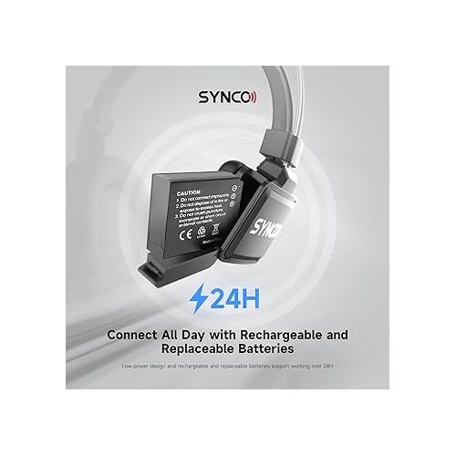  SYNCO XTalk X5 2.4GHz Wireless Headset Intercom System Random Master Device Design for Movie Shoot Live Show Stage Performance (5PCS)