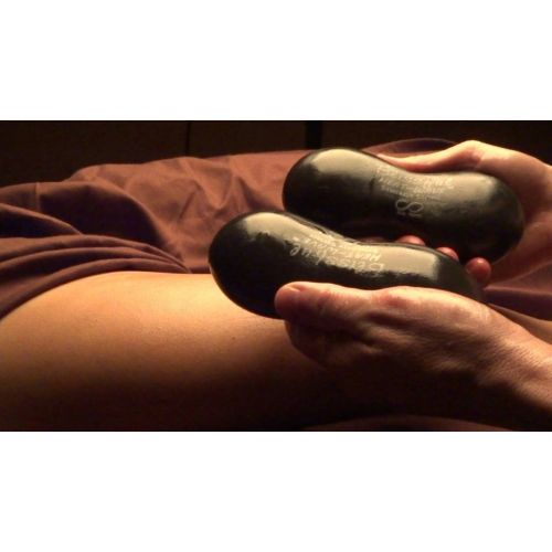  Ultimate (Set of 14)Black Original SYNERGY STONE Hot Stone Massage Tools (for Massage with...