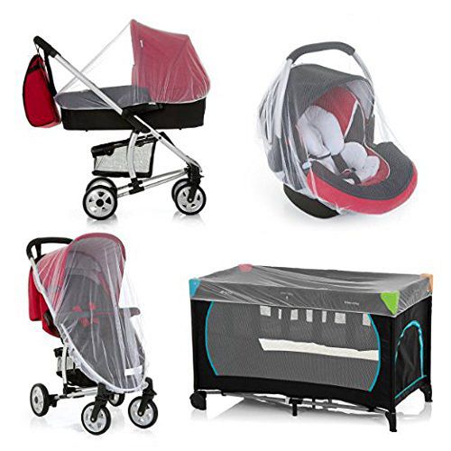  SYOOY 2 PCS Stroller Mosquito Net Insect Netting Baby Strollers Cribs Car Seats Cradles White