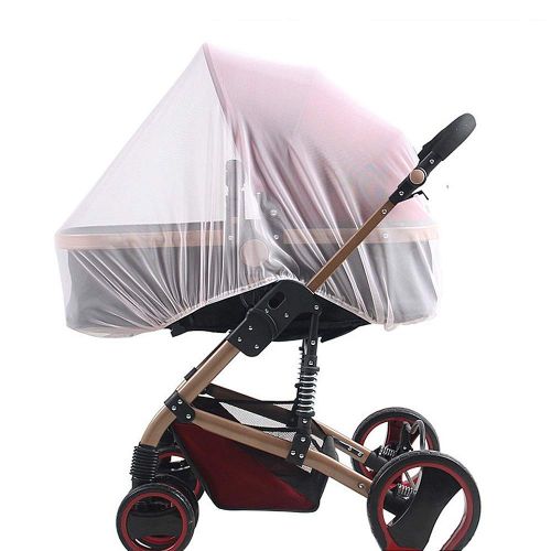  SYOOY 2 PCS Stroller Mosquito Net Insect Netting Baby Strollers Cribs Car Seats Cradles White