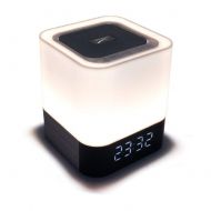 SYS-KCD Bluetooth Night Lamp Wireless Speaker, Touch Bedside lamp with Bluetooth Speaker, Bluetooth Night lamp Wireless Speaker with Discoloration LED Mood lamp