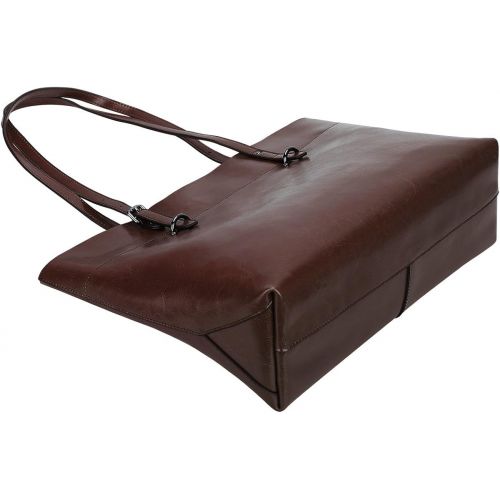  [아마존 핫딜]  [아마존핫딜]S-ZONE Womens Vintage Genuine Leather Tote Shoulder Bag Handbag Upgraded Version