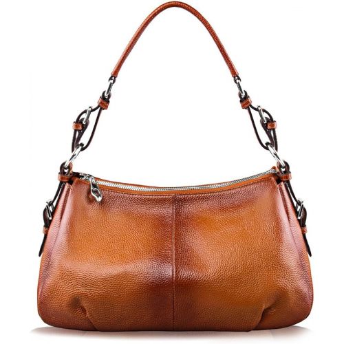  [아마존핫딜][아마존 핫딜] S-ZONE Womens Hobo Genuine Leather Shoulder Bag Top-handle Handbag Ladies Purses
