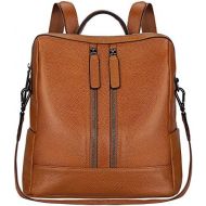 [아마존핫딜][아마존 핫딜] S-ZONE Women Genuine Leather Backpack Casual Shoulder Bag Purse Medium