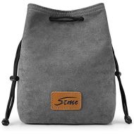 S-ZONE Soft Camera Bag DSLR Insert Handbag Drawstring Lens Case Compatible with Canon Nikon Sony