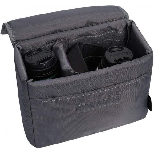  S-ZONE Water Resistant DSLR SLR Camera Insert Bag Inner Case Bag(Medium)