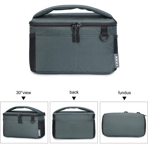  S-ZONE Water Resistant Camera Insert Bag with Sleeve Camera Case Upgraded Version 2.0