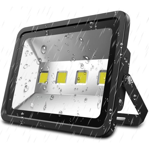  SZPIOSTAR 200W LED Flood Lights, Outdoor Light Fixture Daylight White 6000K, Super Bright 20000lm, 1200W Equivalent, 50,000 Hrs Lifetime, Waterproof IP65, Security Floodlight