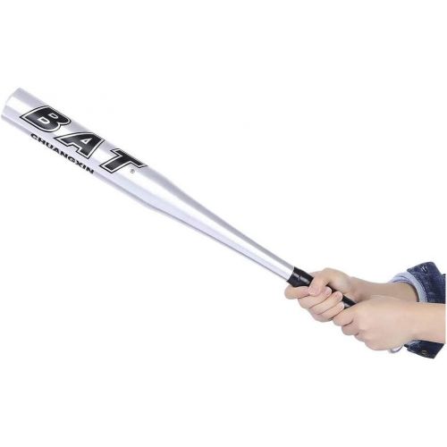  SZYT Baseball Bat Self-Defense Softball Bat Home Defense Lightweight Aluminum Alloy 28 inch Silver