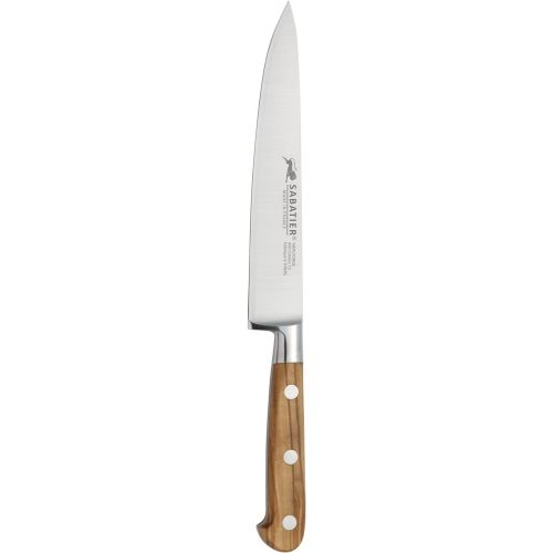  Sabatier Santoku Knife, 7-Inch, Olivewood