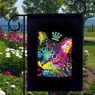 SabellasEmporium Crown Me Cat New Small Garden Yard Flag Gifts Events Kitty Lovers