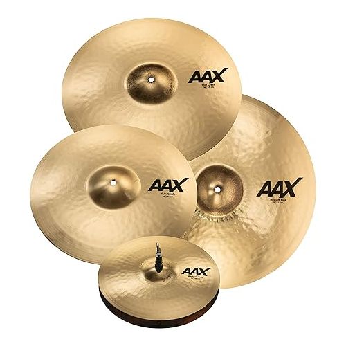  Sabian AAX Promotional Cymbal Set Thin Crash, Natural, (14