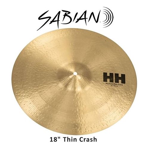  Sabian 18-Inch HH Medium-Thin Crash Cymbal