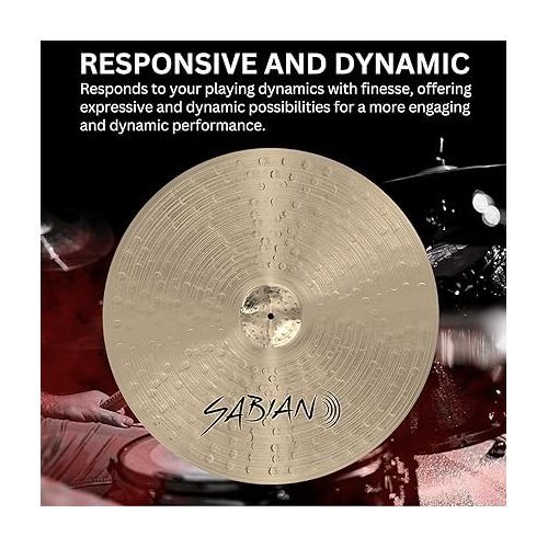  Sabian STRATUS Hi-Hat Cymbals Pair, 15 Inch