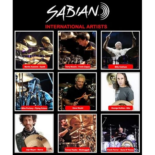  Sabian Cymbal Variety Package, inch (2180772)
