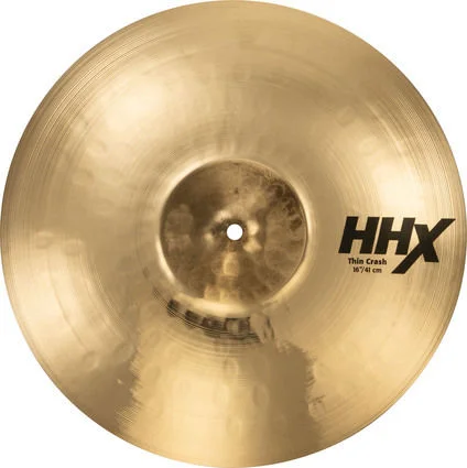  Sabian 16 inch HHX Thin Crash Cymbal - Brilliant Finish