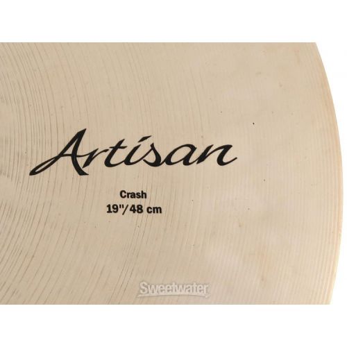  Sabian Artisan Crash Cymbal - 19 inch, Brilliant Finish