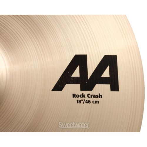  Sabian 18 inch AA Rock Crash Cymbal
