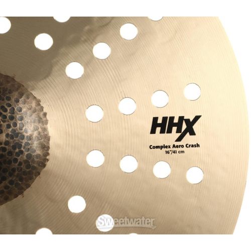  Sabian HHX Complex Aero Crash Cymbal - 16-inch