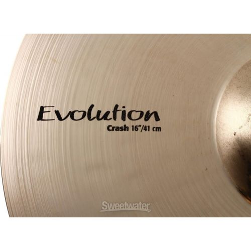  Sabian 16 inch HHX Evolution Crash Cymbal - Brilliant Finish