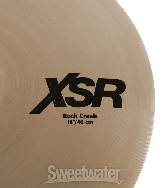  Sabian 18 inch XSR Rock Crash Cymbal